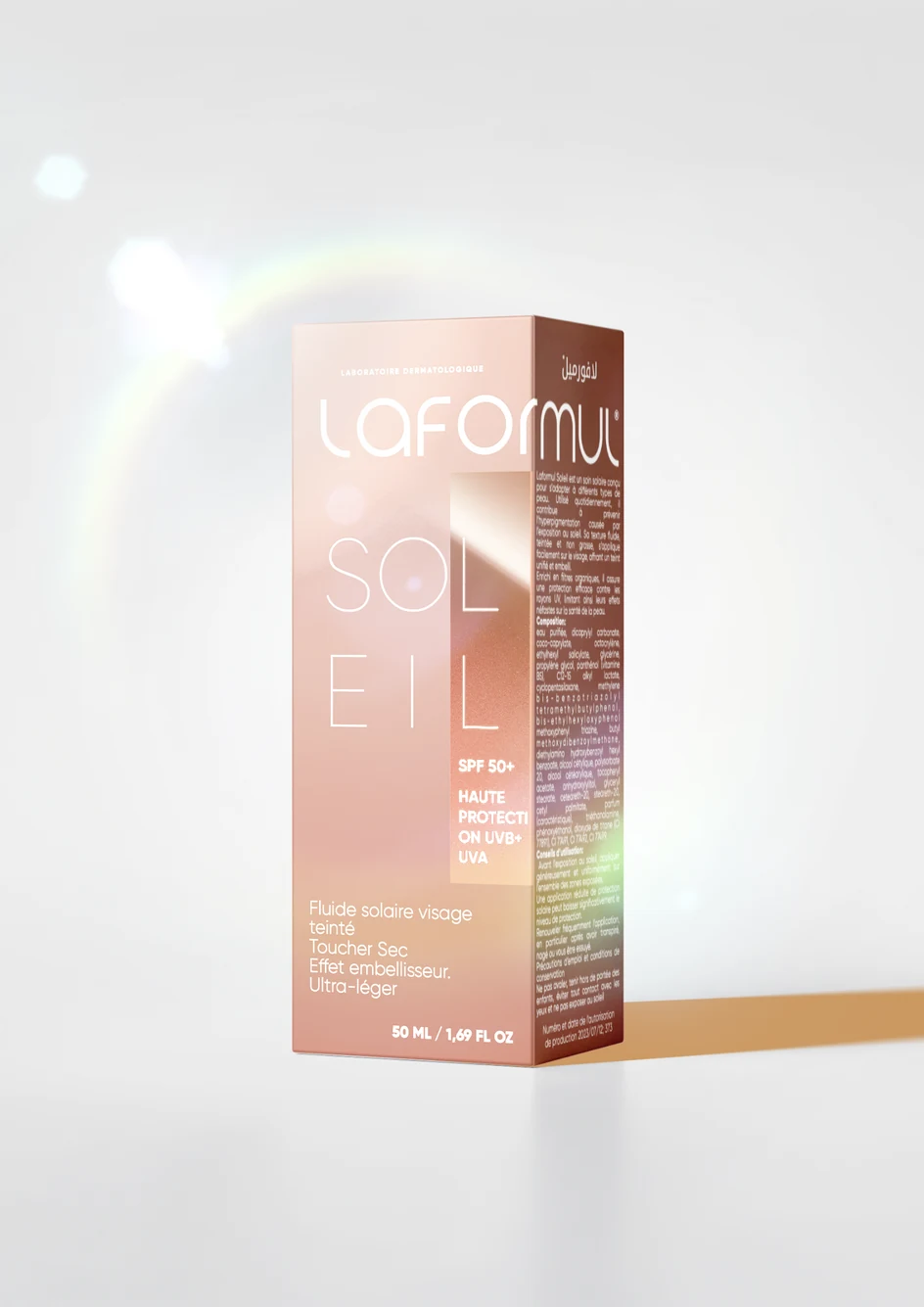 Laformul Soleil — fluide solaire visage teinté SPF 50+