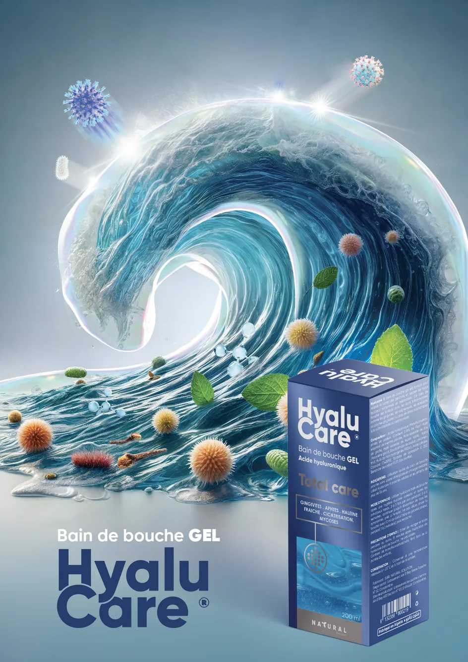 HyaluCare — Bain de bouche gel